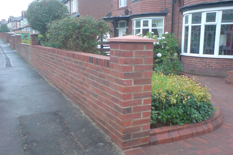 brickwork contractors for garden walls wirral