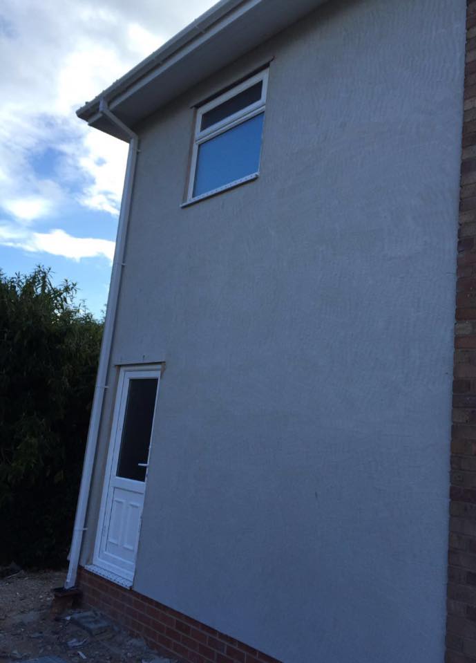 exterior shot of one of our house extensions in Little Neston